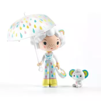 Кукла DJECO Teeny Brunel Bianca, игрушка, кукла-фигурка, развивающая игрушка, подарок детям, милая, скандинавская, стильная, TINYLY, Монтессори, 4 года