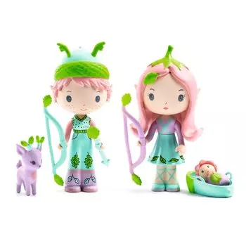 Кукла DJECO Teeny Lily Sylvester, игрушка, кукла-фигурка, развивающая игрушка, подарок детям, милая, скандинавская, стильная, TINYLY, Монтессори, 4 года