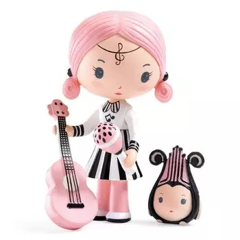 Кукла DJECO Teeny Sidney Jic, игрушечная кукла для девочек, игровой домик, развивающая игрушка, подарок детям, милый, скандинавский, стильный, Монтессори, 4 года, Рождество и