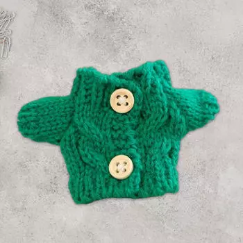 Кукла Футболка Мягкая игрушка Аксессуары Подарок на день рождения Украшения Одежда Наряды green Buttons