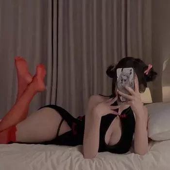 Кукла Гофэн * полая бархатная спинка с высоким разрезом, сексуальная, стройнящая, для приватной прямой трансляции, ретро-ципао average size (80-60 kg) confidential delivery