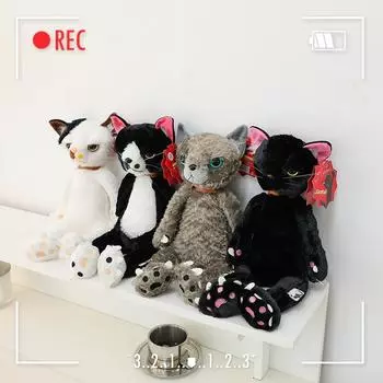 Кукла Grumpy Cat, плюшевая игрушка, забавный коготь, детский подарок, тряпичная кукла, украшение 40cm 0.35kg