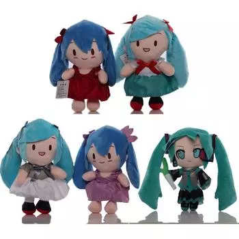 Кукла Хацунэ Фуфу Периферийная Подушка Кукла Классическая Хацунэ То Мягкая Игрушка Кукла as shown