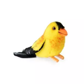 Кукла Hansa Toy Animal Doll 5517 Щегол Желтая Птица, 8см, желтый, Популярные игрушки для корейских детей