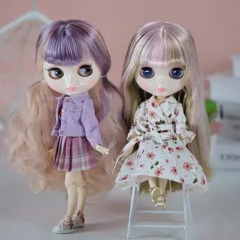 Кукла ICY DBS Blyth 1/6, 30 см, белая кожа, глянцевое лицо, кукла bjd, полный комплект SD One Size