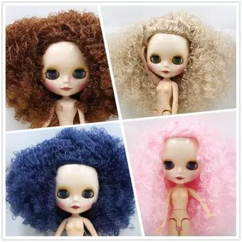 Кукла ICY DBS Blyth Wild Curl-Up, 4 цвета на выбор: розовый, шампанское, синий и коричневый розовый