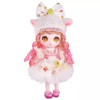 Кукла ICY Fortune Days 13 см bjd, кукла в стиле аниме, идеально подходит для самостоятельной куклы-девочки - набор, подарок, украшение, упражнение, коллекция, 8+(Овен)