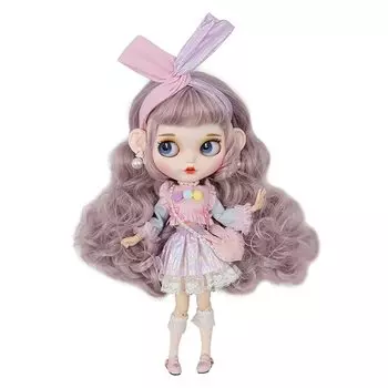 Кукла ICY Fortune Days Подходит для куклы ростом см Платье подходит для Licca Одежда Pullip Doll Одежда, 1/6 Аксессуары, Blythe, Obitsu, 6+ (BL10124) фиолетовый