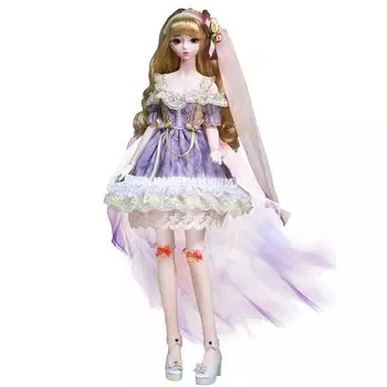 Кукла ICY Fortune Days Scale BJD, серия Fashion Style, 34 подвижных механических сустава, игрушки для тела и подарки для взрослых и детей в возрасте от 1/3 до 6+ (Анна)