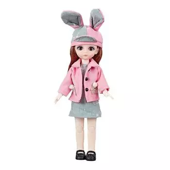 Кукла игрушка 12 дюймов 5D глаза суставы красивая одежда кукла игрушка игровой набор для дома Дева