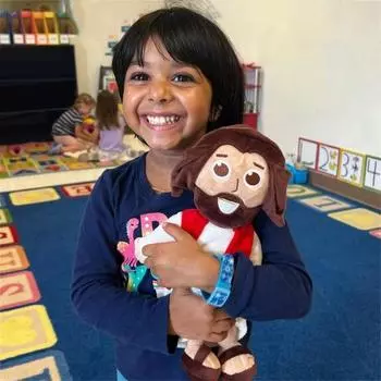 Кукла Иисус для разговора, говорящая 10 стихов из Библии, 12 дюймов, мягкие обнимающиеся игрушки для христиан