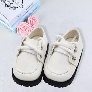 Кукла из искусственной кожи. Обувь из искусственной кожи. Легкие нарядные туфли. Миниатюрная обувь. Детские игрушки. Black