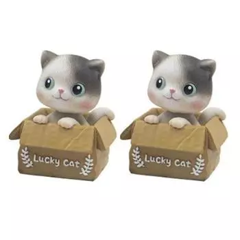 Кукла-качалка Block Mart Car Cat 2p, корейский автомобильный аксессуар
