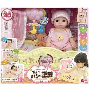 Кукла-качалка Coco Melody, разноцветная, Популярные игрушки для корейских детей