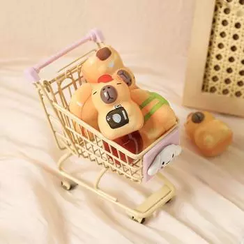 Кукла Капибара Расстегивается Капибара Офис Сжимает Забавный Подарок Расстегивается Несколько Форм Маленькие Украшения onesize