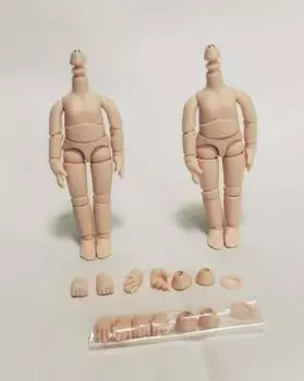 Кукла коллекционная 11 см тело белая кожа матовая кожа набор из 2 штук новое издание OB11