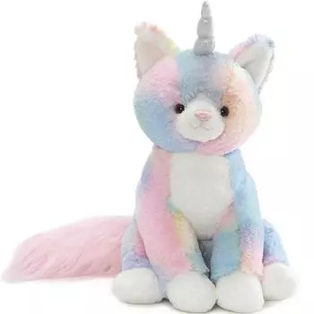 Кукла-кошка Gund Rainbow Unicorn, разные цвета, 32см, Популярные игрушки для корейских детей