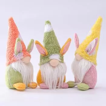 Кукла Кроличьи Уши Морковный Орнамент Украшение Санта-Клауса зелёный