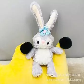 Кукла-кролик Даффи Плюшевая игрушка Милая кукла-кролик Стелла Детский подарок на день рождения 4 #with ears 36cm without ears 20cm