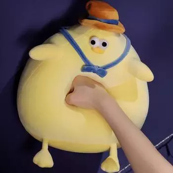 Кукла-курица Кукла-курица Плюшевая игрушка, превращенная в деревенскую цветочную курицу Подарок на день рождения Забавная и милая леди-курица 20*18cm