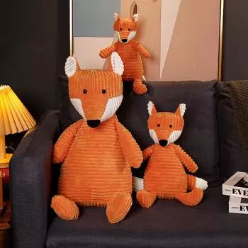 Кукла лиса полосатая мягкая игрушка комфорт в качестве праздничного подарка для детей 15cm0.05kg