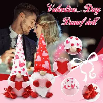 Кукла Loveless Рудольф, украшения для окон гномов, праздничные подарки для пар 2шт One Size