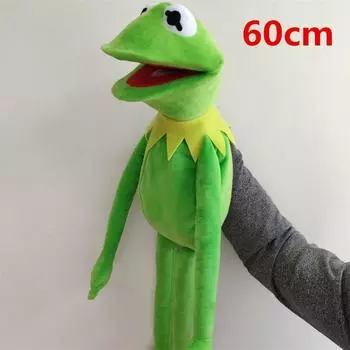 Кукла Лягушонок Кермит, плюшевая игрушка Лягушка из Улицы Сезам, гигантская ручная кукла