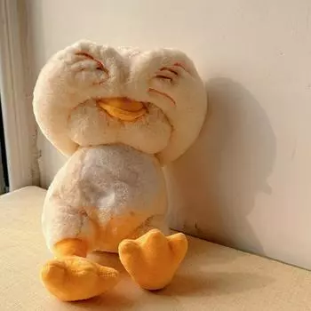 Кукла Маленькая Лягушка с Завязанными Глазами Вулула Игрушка Кукла Сирота Праздничный Подарок Плюшевая Кукла Total length 40cm