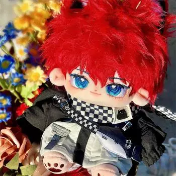 Кукла Манкебу высотой 20 см из хлопка с ушками, хвостом и звездой из вымытого меха кролика, со скелетом.