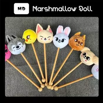 Кукла Маршмеллоу ПЛЮШЕВАЯ Массажер для шеи и плеч Массажер для спины Ver. - ПИЛОТ Игрушка Wolf Chan