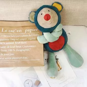 Кукла-медведь Ховейда, плюшевая игрушка-кролик, кукла-слон, тряпичная кукла, подушка для сна, подарок на день рождения для девочки Total length 38cm