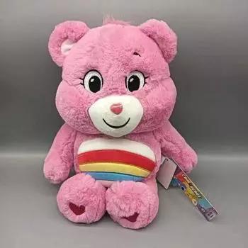 Кукла-медведь «Медведь заботы», плюшевая кукла «Радужная кукла», подушка «Счастливый медведь», большая тряпичная кукла, подарок для девочки 22cm0.15kg