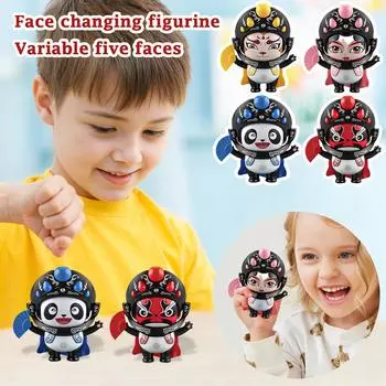 Кукла, меняющая лицо, Сычуаньская опера, меняющая лицо, китайские культурные сувениры, рука One Size синий