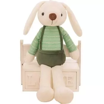 Кукла Nature Times Cute Rabbit, зеленая, 60см, Популярные игрушки для корейских детей