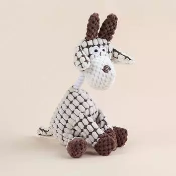 Кукла-навеска для домашних животных Fogmang Squeaky Doll Tugnori, цвет слоновой кости - кукла-щенок, 1 шт.