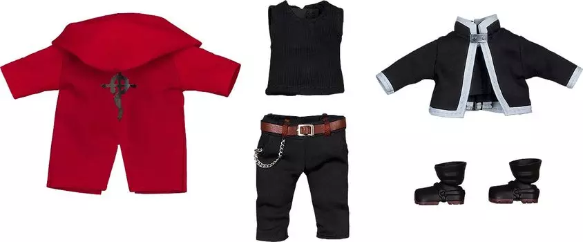 Кукла Нендороид Комплект одежды Стального Алхимика Эдвард Элрик