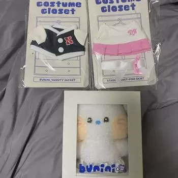 Кукла Newjeans Bunini, университетская куртка, суперзастенчивая одежда Дэниела