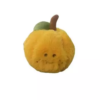 Кукла-оранж, съемная очищенная фруктовая декомпрессионная кукла, плюшевая игрушка, брелок в виде сахара, подарок для мужчин и женщин. One Size оранжевый
