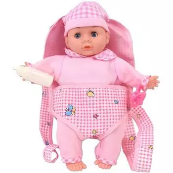 Кукла Oz Toy Sounding Bebe Piggyback, розовая, Популярные игрушки для корейских детей