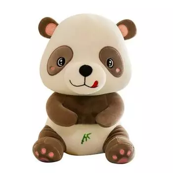 Кукла панда большого размера из бамбука Haesol, коричневая, корейские детские товары