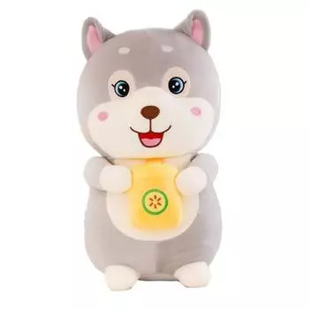 Кукла-персонаж Haesol Juice Puppy Sleep Attachment, серая, корейские детские товары