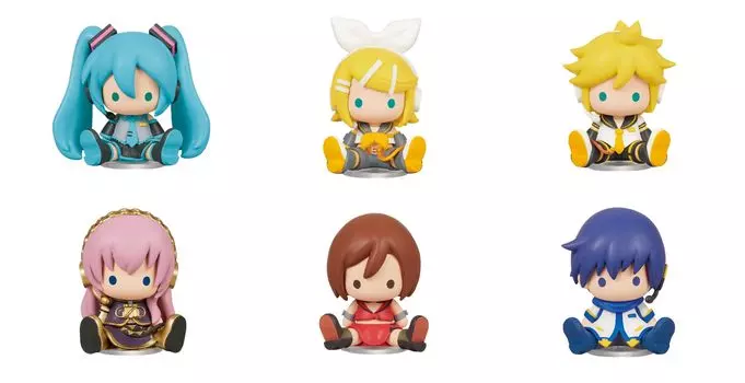 Кукла-петашка Hatsune Miku Piapro Characters 1BOX H95 x W145 x D185mm ABS Re-ment приблизительно. АТБК-ПВХ,