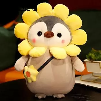 Кукла-пингвин Ragdoll Милая спящая кукла Супер милая плюшевая игрушка Девочка-сердце Кукла на кровати 25cm зелёный