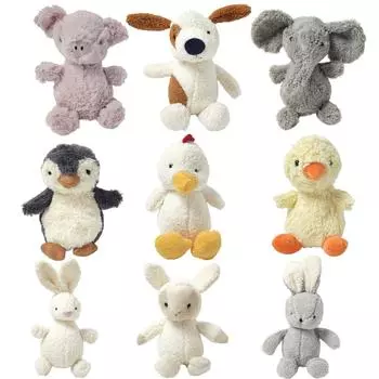 Кукла-пингвин в виде свиньи из скорлупы арахиса, плюшевая игрушка, креативная успокаивающая кукла 17cm