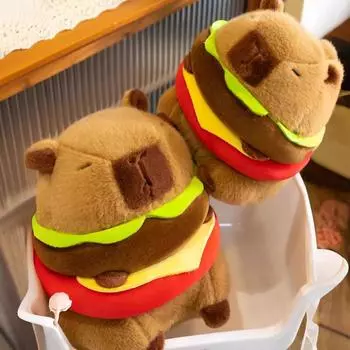 Кукла плюшевая игрушка Гамбург Капибара Кукла кукла уродливая милая кукла подарок на день рождения девочка 25cm