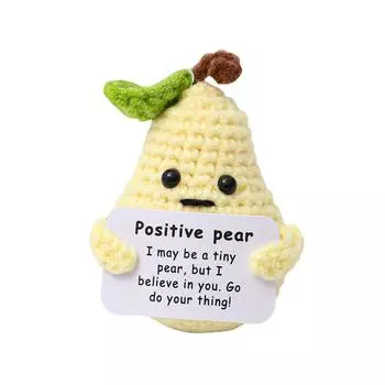 Кукла Pocket Hug Happy, креативная вязаная шерстяная кукла, подарок на смелость, подарок на скорейшее выздоровление, связанная вручную кукла с позитивной энергией One Size