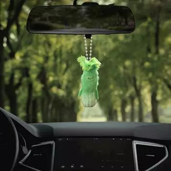 Кукла-подвеска, брелок, рюкзак, аксессуар, растительный дизайн, плюшевая игрушка, наполнитель из полипропилена, хлопок, антистресс, кукла, сумка, подвесной декор зелёный