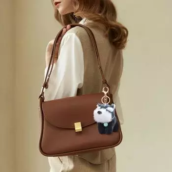Кукла Подвеска Брелок Щенок Дизайн Плюшевый Материал Ключ Искатель Ключей Сумки Рюкзаки Подвеска Ключ Декоративный Шарм D