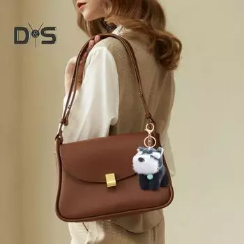 Кукла Подвеска Брелок Щенок Дизайн Плюшевый Материал Ключ Искатель Ключей Сумки Рюкзаки Подвеска Ключ Декоративный Шарм C