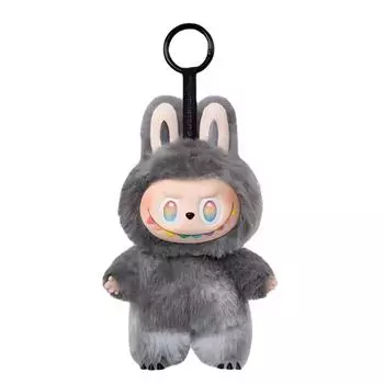 Кукла-подвеска Лабубу Версия 3 Модель Игрушка Милый Монстр Брелок Игрушки Подарки на День Рождения чёрный